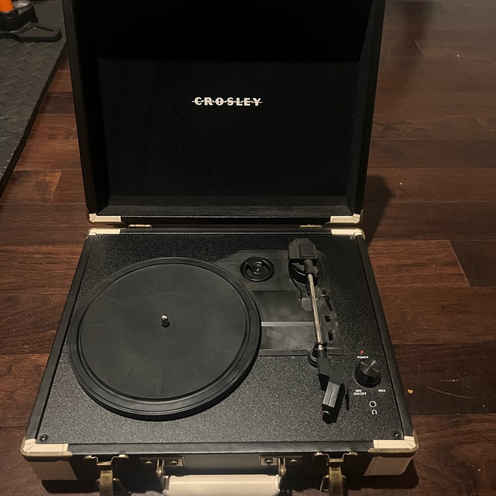 Crosley Black Vinyl Record Player